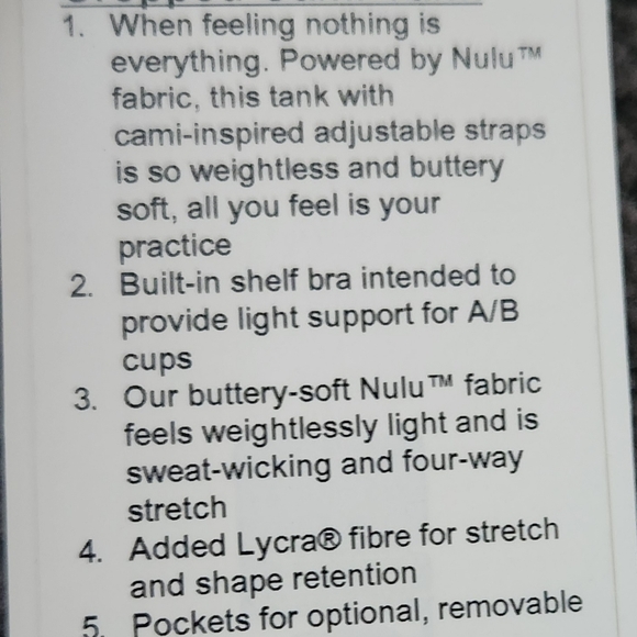 Lululemon Align Cropped Cami Tank - Picture 3 of 3